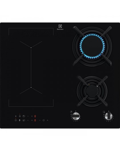 Induction-gas hob ELECTROLUX KDI641723K 800 Mixed 60 cm Black