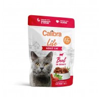 CALIBRA Cat Life Adult Beef in gravy - wet cat food - 85g