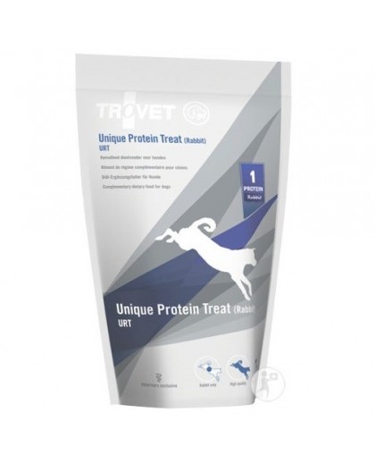 TROVET Unique Protein Treat URT Rabbit - dog treat - 125g