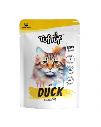 TUF TUF with duck - wet cat food - 300g