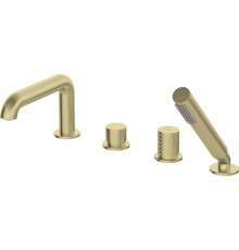 Bathtub faucet 4-hole with shower set