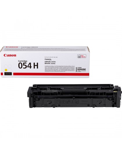Canon 054 H High Yield Toner Cartridge, Yellow
