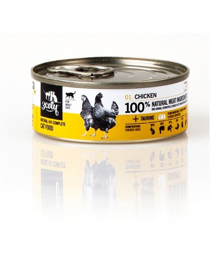 3COTY Chicken - wet cat food - 80g