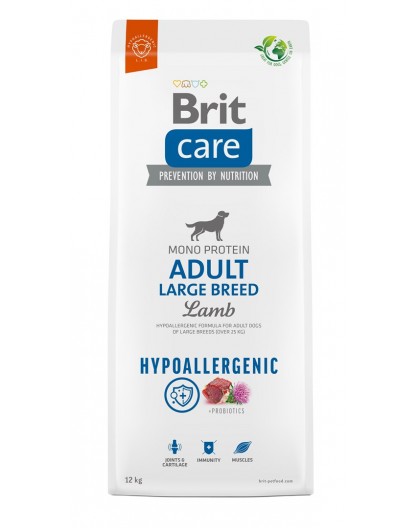 BRIT Care Hypoallergenic Adult Large Breed Lamb - dry dog food - 12 kg
