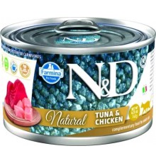FARMINA N&D Cat Natural Tuna&Chicken- wet cat food - 140 g