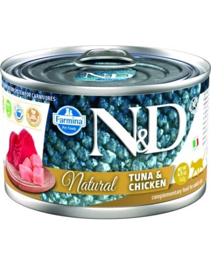 FARMINA N&D Cat Natural Tuna&Chicken- wet cat food - 140 g