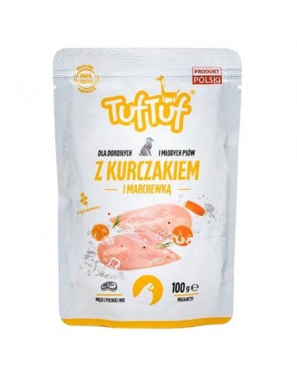 TUF TUF with chicken and carrot - wet dog food - 100g