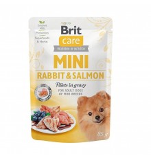 BRIT Care Mini Rabbit&Salmon - wet dog food - 85g