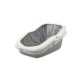 SAVIC ASEO Grey with White Rim - Open Cat Litter Tray - 56x39x27.5 cm - 1 pc.