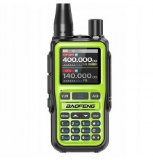 Baofeng UV-5R EU MINI USB-C Bluetooth VHF UHF Aviation Band Green Walkie-Talkie