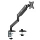 Ergo Office Universal Monitor Desk Mount, Gas Spring 17"-35" 15kg, VESA 75x75 / 100x100, ER-445