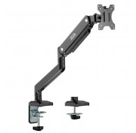 Ergo Office Universal Monitor Desk Mount, Gas Spring 17"-35" 15kg, VESA 75x75 / 100x100, ER-445