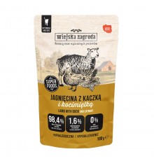 WIEJSKA ZAGRODA Lamb with duck and catnip – wet food for cats – 100g