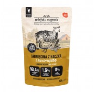 WIEJSKA ZAGRODA Lamb with duck and catnip – wet food for cats – 100g