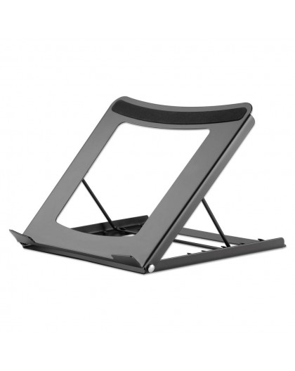 Manhattan Laptop and Tablet Stand, Adjustable (5 positions), Suitable for all tablets and laptops up to 15.6", Portable and Ligh