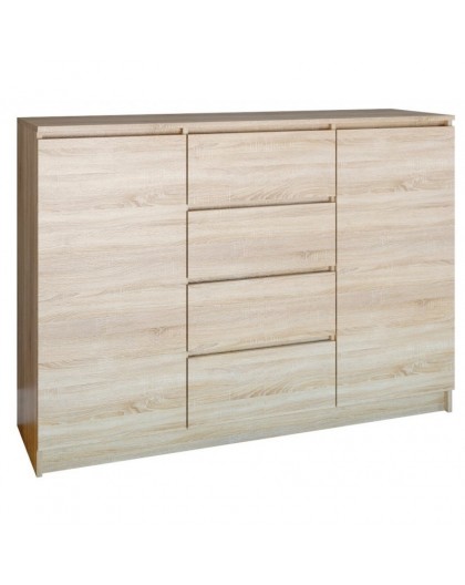 Topeshop 2D4S SONOMA chest of drawers