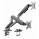 Gembird MA-DA2-05 monitor mount / stand 81.3 cm (32") Desk Grey