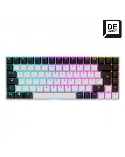 Sharkoon SKILLER SGK50 S3 keyboard Gaming USB QWERTZ German White