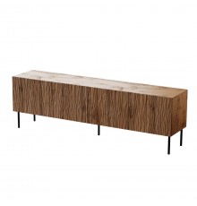 RTV JUNGLE cabinet 190x40.5x59.5 oak wotan + black legs