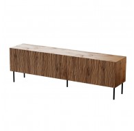 RTV JUNGLE cabinet 190x40.5x59.5 oak wotan + black legs