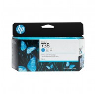 HP 738 130-ml Cyan DesignJet Ink Cartridge