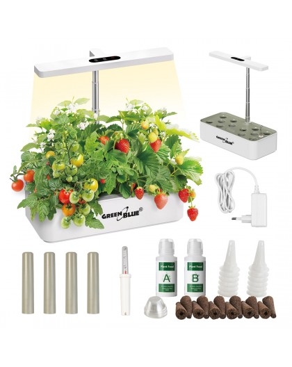 GreenBlue Intelligent Indoor Plant Growing System, SMART pot, 4L capacity, for 12 plants, full spectrum LEDs, GB133