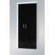 Cama wardrobe SAMBA white/black gloss