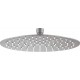 Steel overhead shower - round