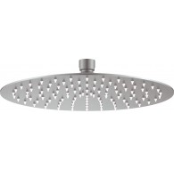 Steel overhead shower - round