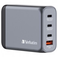 Verbatim GNC-100 GaN Charger 4 Port 100W USB A/C (EU/UK/US)