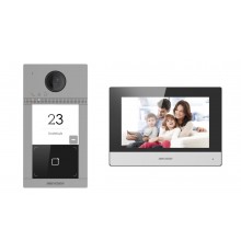 Hikvision DS-KIS604-S(C) video intercom system 2 MP 17.8 cm (7") Black, Grey, Silver
