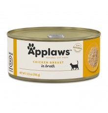 APPLAWS Chicken breast in broth - wet cat food - 156g