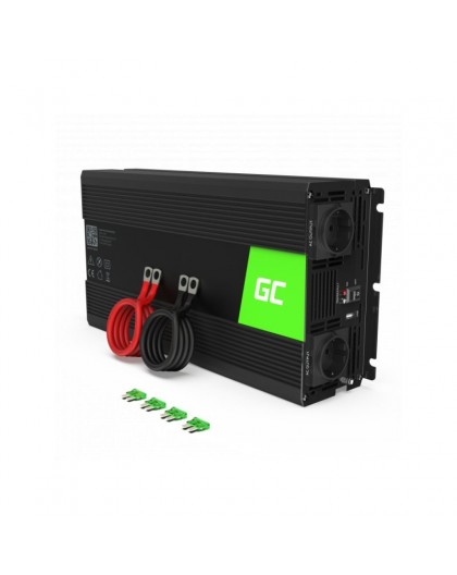 Green Cell INV21 power adapter/inverter Auto 6000 W Black