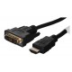 Lanberg CA-HDDV-10CC-0018-BK video cable adapter 1.8 m HDMI Type A (Standard) DVI-D Black