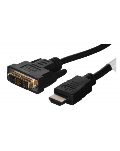 Lanberg CA-HDDV-10CC-0018-BK video cable adapter 1.8 m HDMI Type A (Standard) DVI-D Black