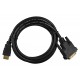 Lanberg CA-HDDV-10CC-0018-BK video cable adapter 1.8 m HDMI Type A (Standard) DVI-D Black