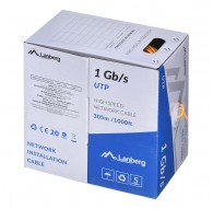 LANBERG CABLE UTP 1GB/S 305M WIRE CCA ORANGE