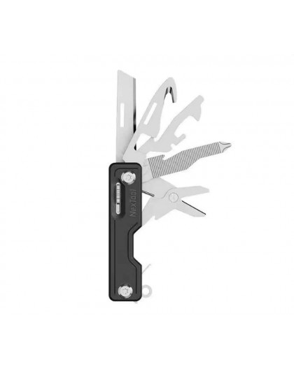 NexTool NE20096 10-in-1 multi-tool knife, black