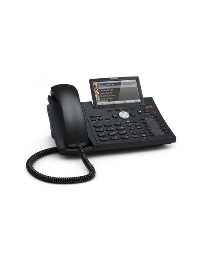 Snom D375 IP phone Black 12 lines TFT