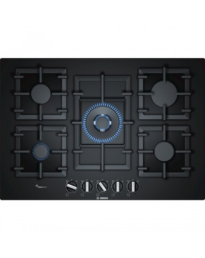 Bosch Serie 6 PPQ7A6B90 hob Black Built-in Gas 5 zone(s)