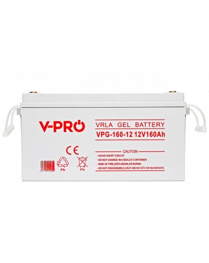 Battery Volt Polska Gel VPRO Solar 12V 160Ah