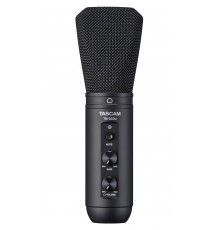 Tascam TM-250U - condenser microphone for personal broadcasting and online communication, black