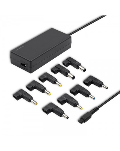 Qoltec 50012 Automatic universal power adapter 90W | 9 plugins | +power cable