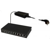 PULSAR SG108 network switch Gigabit Ethernet (10/100/1000) Power over Ethernet (PoE) Black