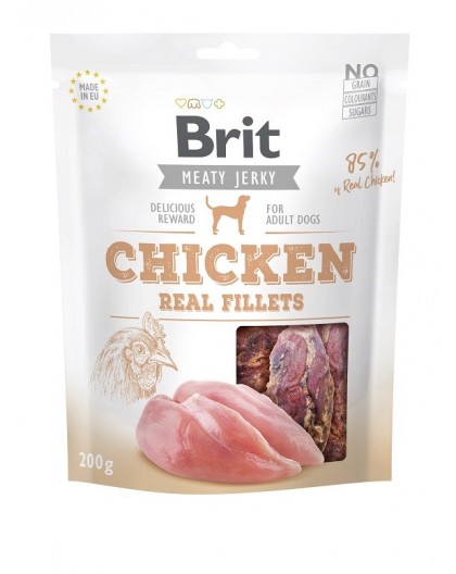 Brit Jerky Chicken Real Fillets - Chicken - dog snack - 200 g