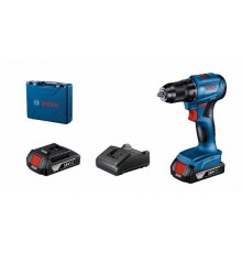 BOSCH. GSR 185-LI 2x2.0Ah 50/21Nm CASE