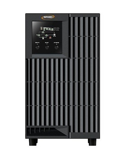Infosec E4 Value 3000 uninterruptible power supply (UPS) Double-conversion (Online) 3 kVA 2400 W 4 AC outlet(s)