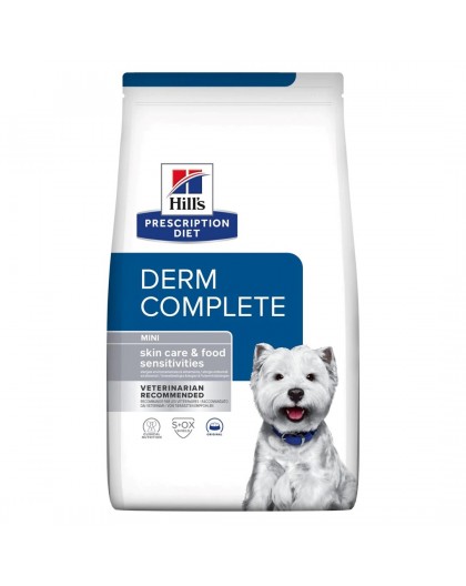 HILL'S Prescription Diet Derm Complete Mini Canine - Kuivtoit koertele - 1 kg