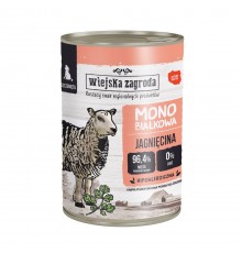 WIEJSKA ZAGRODA Puppy Monoprotein Lamb - wet dog food - 400g