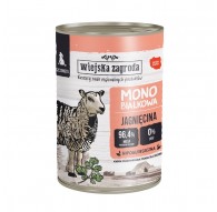 WIEJSKA ZAGRODA Puppy Monoprotein Lamb - wet dog food - 400g